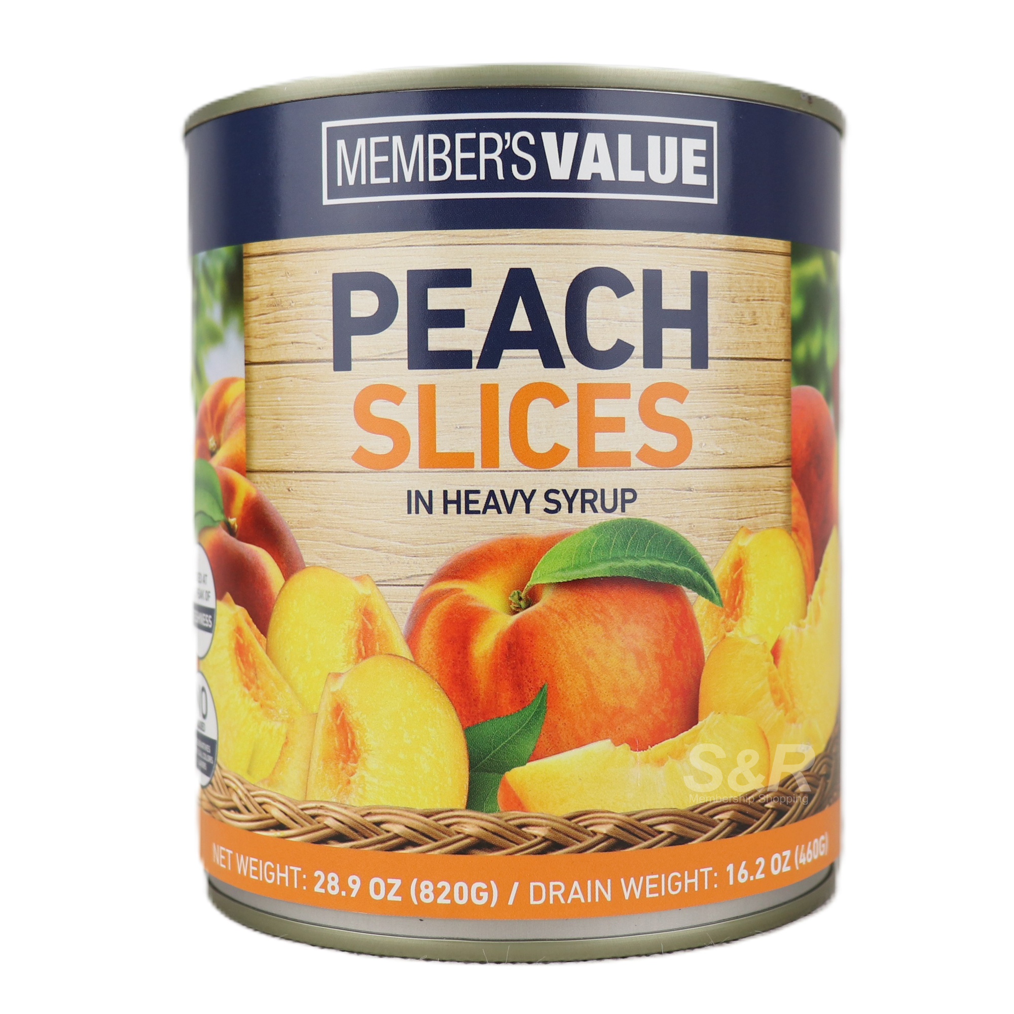 Member's Value Peach Slices 820g Member's Value Peach Slices 820g